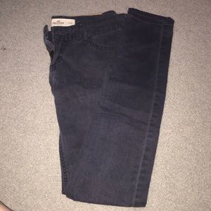 Navy blue skinny jeans